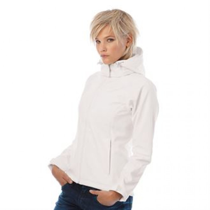 B&C Collection Hooded Softshell For Women